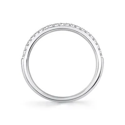 0.18ctw Diamond Band Ring, White Gold