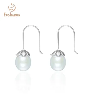 10 Pairs 11-12mm Drop Shape White Edison Pearl Earrings