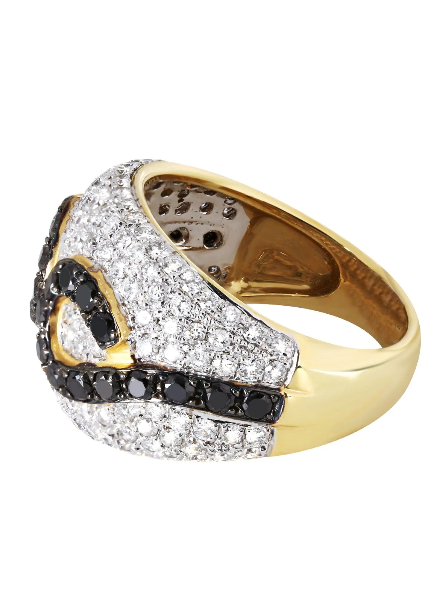 14K Ladies Black Diamond Cocktail Ring | 2.63 Carats | 10.17 Grams