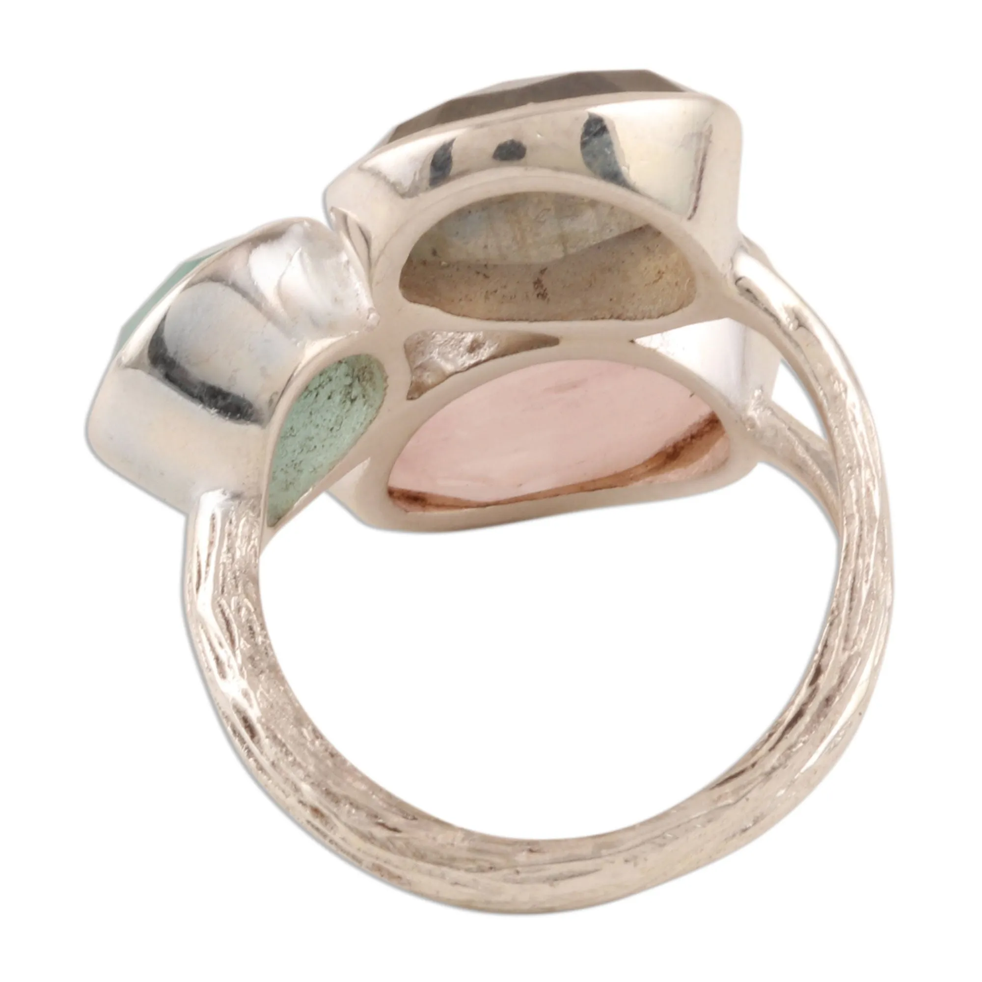 16.5-Carat Multi-Gemstone Cocktail Ring from India - Sparkling Blossom | NOVICA