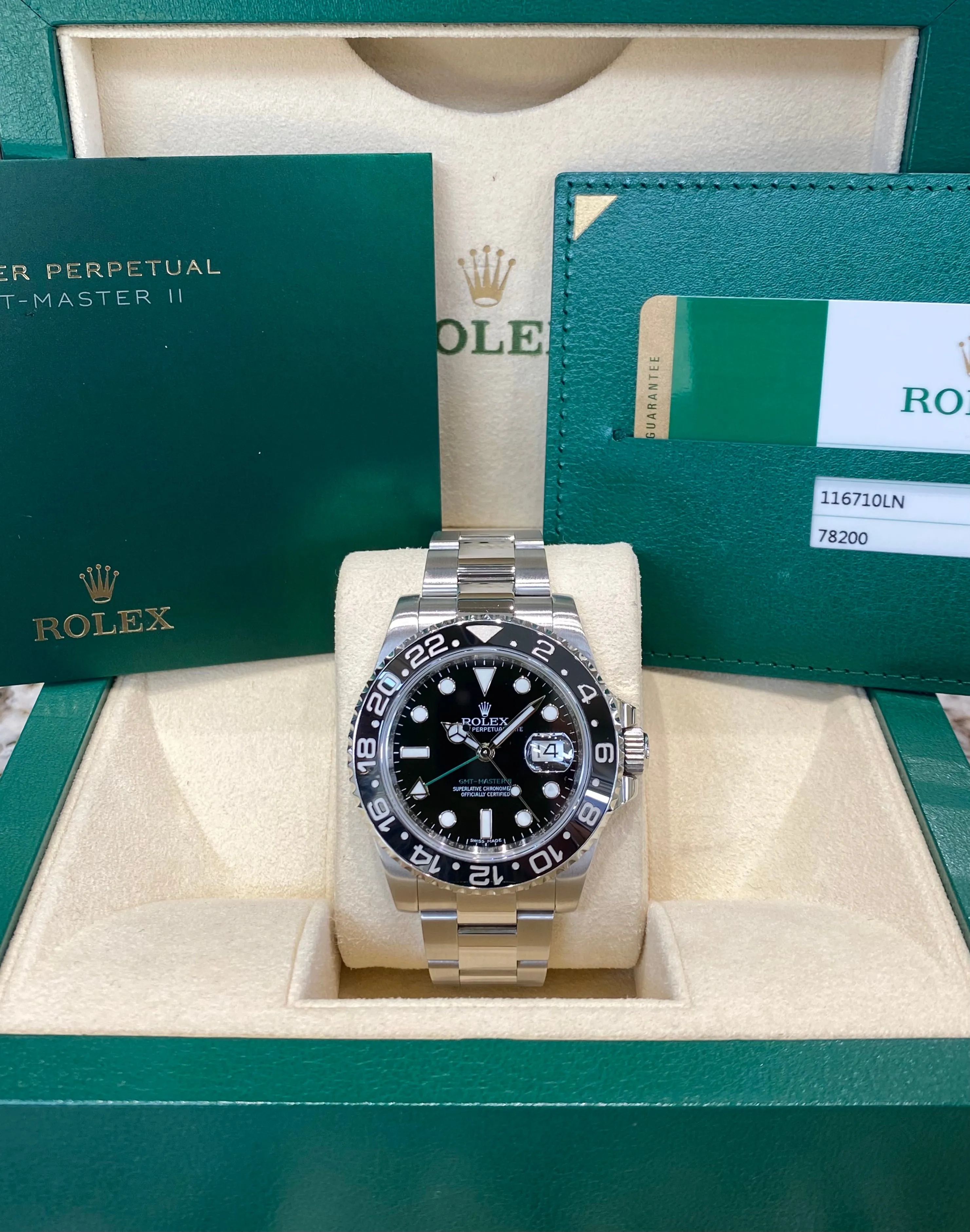 2016 Rolex GMT-Master II 116710LN