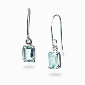 Aquamarine Drop Earrings