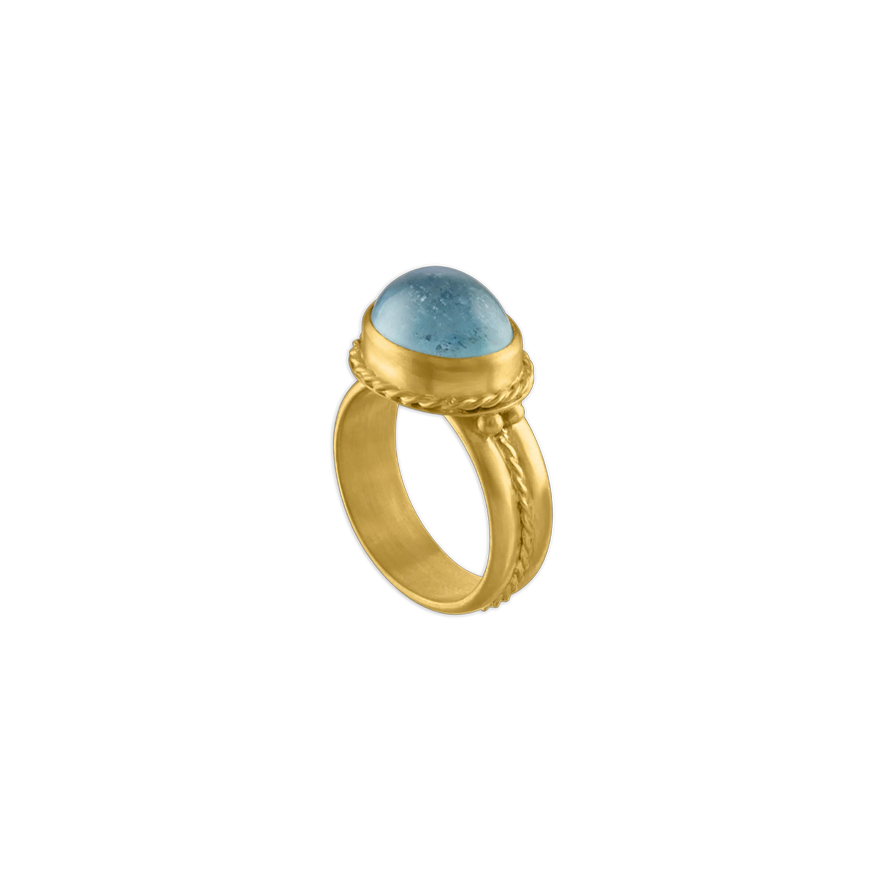 Aquamarine Medium Nauta Ring