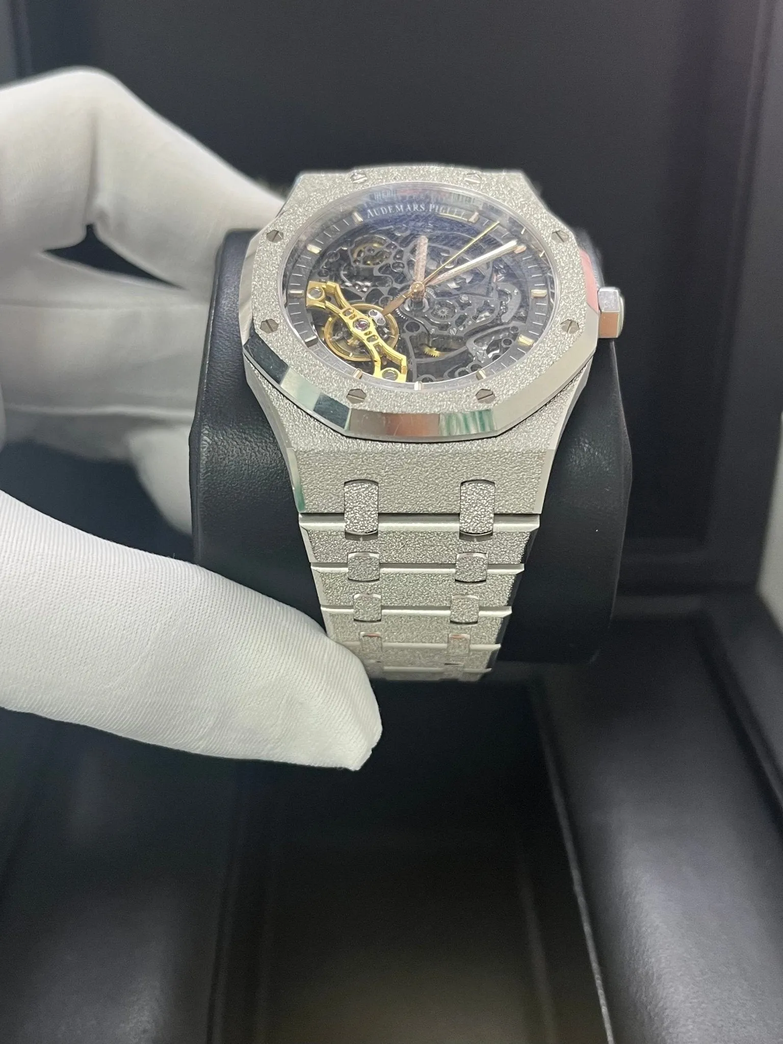 Audemars Piguet Royal Oak Double Balance Wheel Frosted Gold (Reference # 15407BC.GG.1224BC.01)