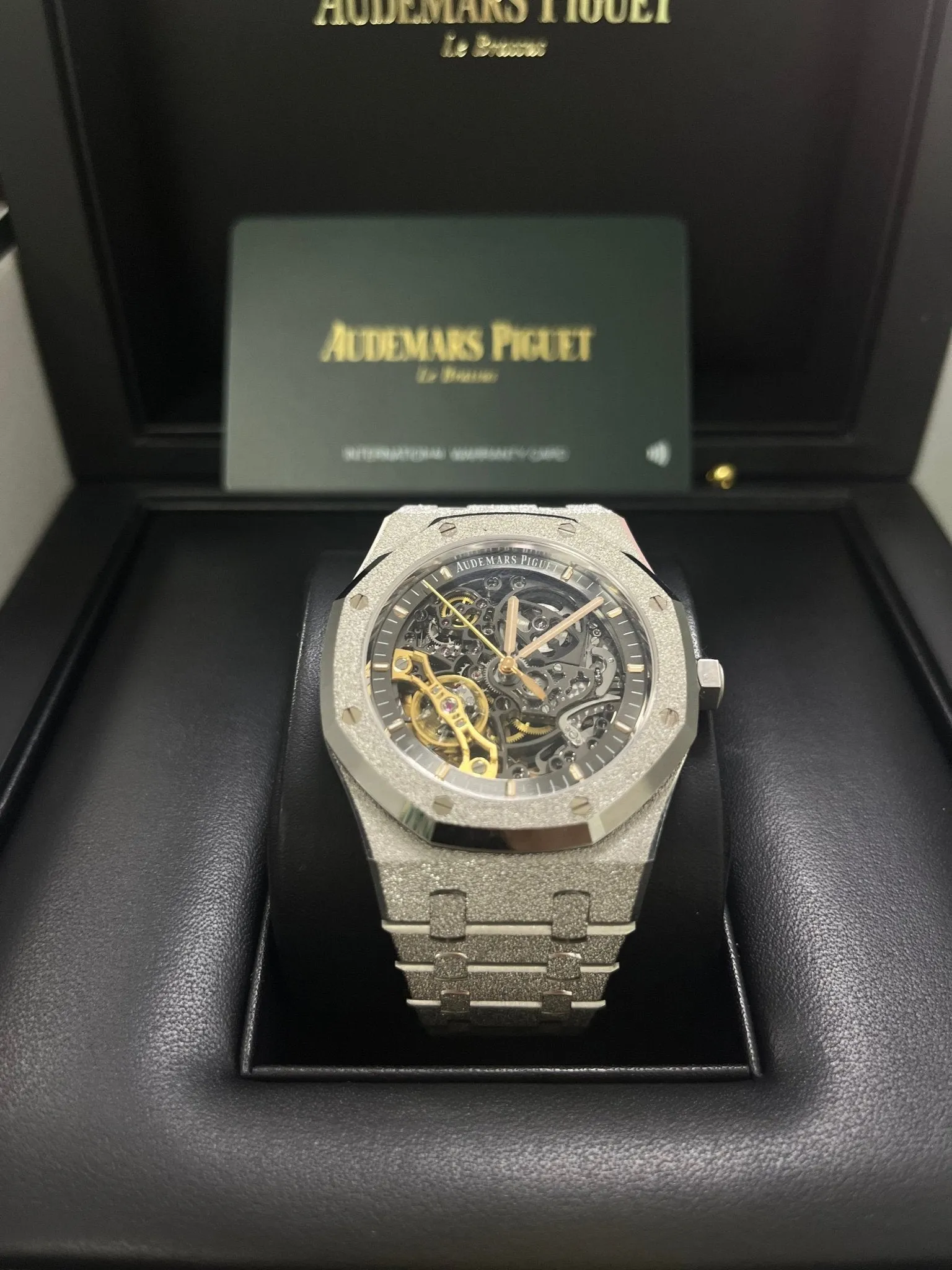 Audemars Piguet Royal Oak Double Balance Wheel Frosted Gold (Reference # 15407BC.GG.1224BC.01)