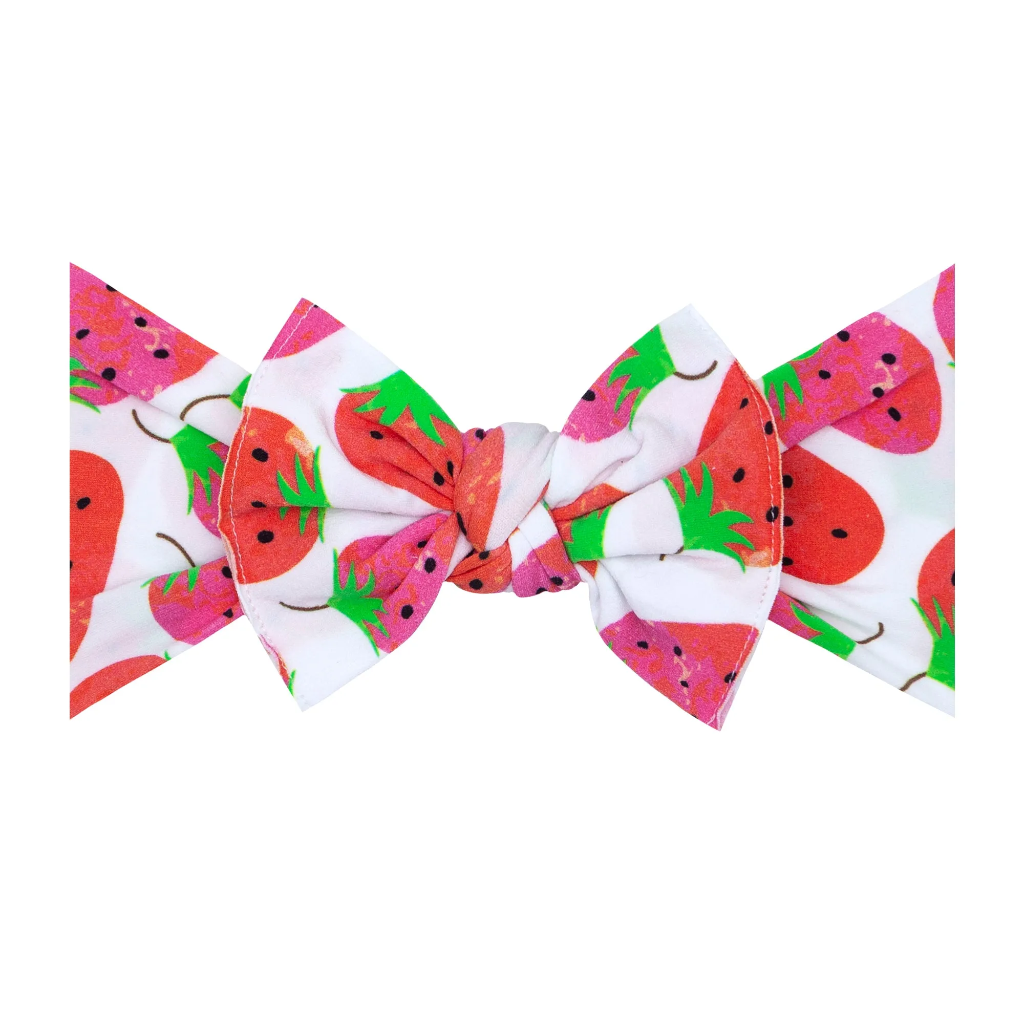 Baby Bling Berry Patch Printed Knot Headband