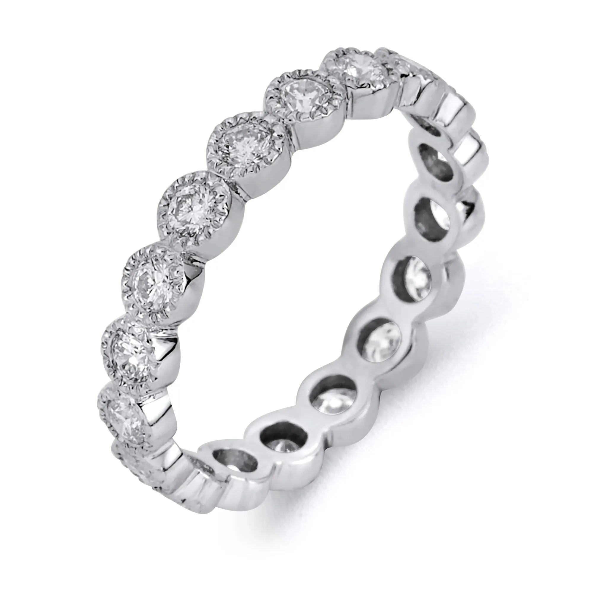 Bezel Set Eternity Diamond Band