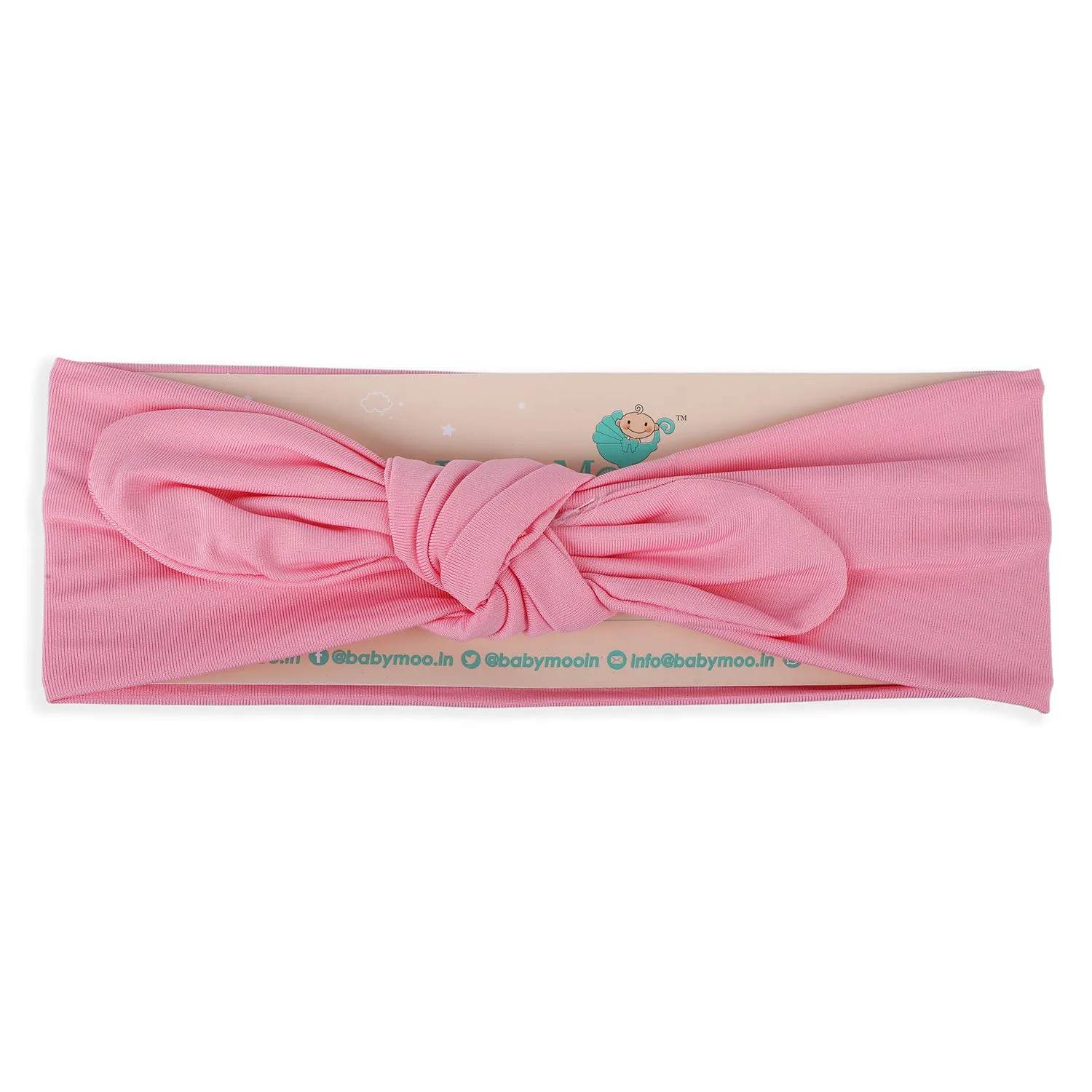 Bow Knot Headband - Light Pink