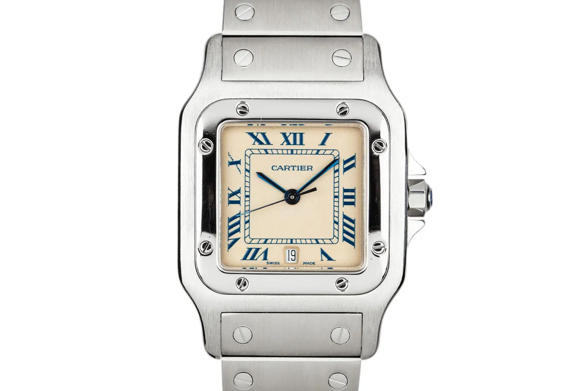 Cartier Santos Galbée Date Quartz 987901