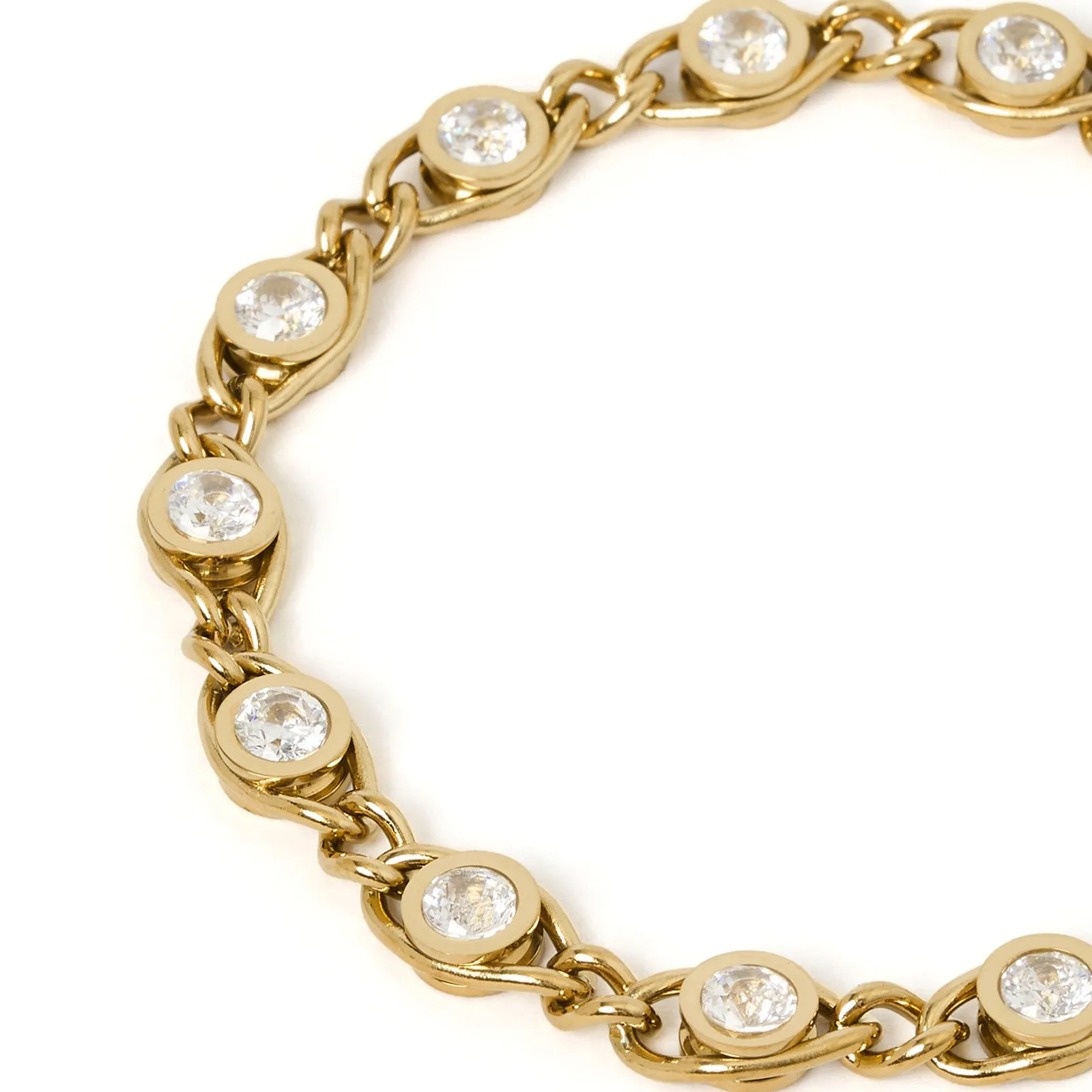 Cassandra Gold Bracelet - Stone