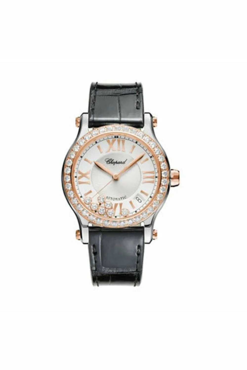 chopard happy sport automatic 36mm ladies watch ref. 278559-6003