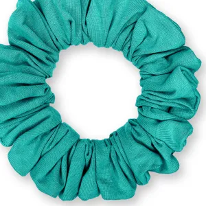 Cotton Scrunchies T-Shirt Knit Jumbo Size Made in the USA Jade