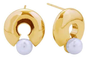 DJE310888 14K Stellar Pearl Post Earrings