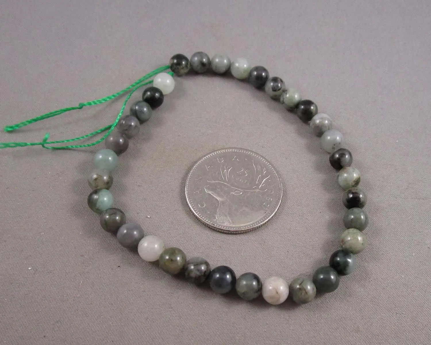 Emerald Beads Round Various Sizes