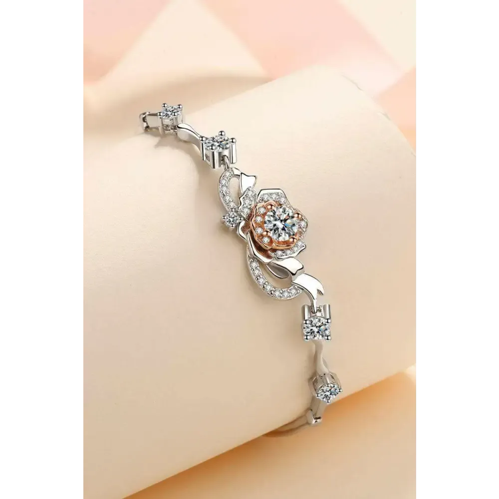 Exquisite 925 Sterling Silver Moissanite Bracelet in Luxury Fashion for Women