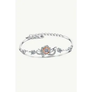 Exquisite 925 Sterling Silver Moissanite Bracelet in Luxury Fashion for Women