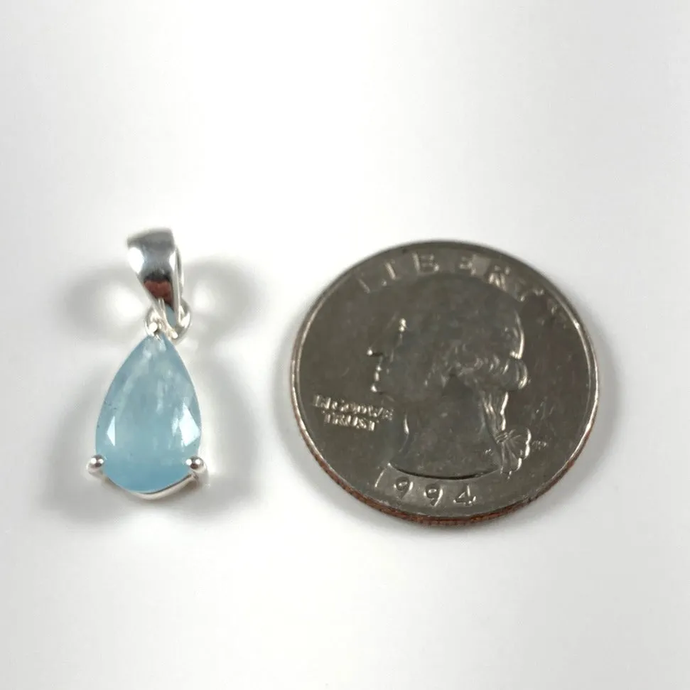 Faceted Aquamarine Pendant