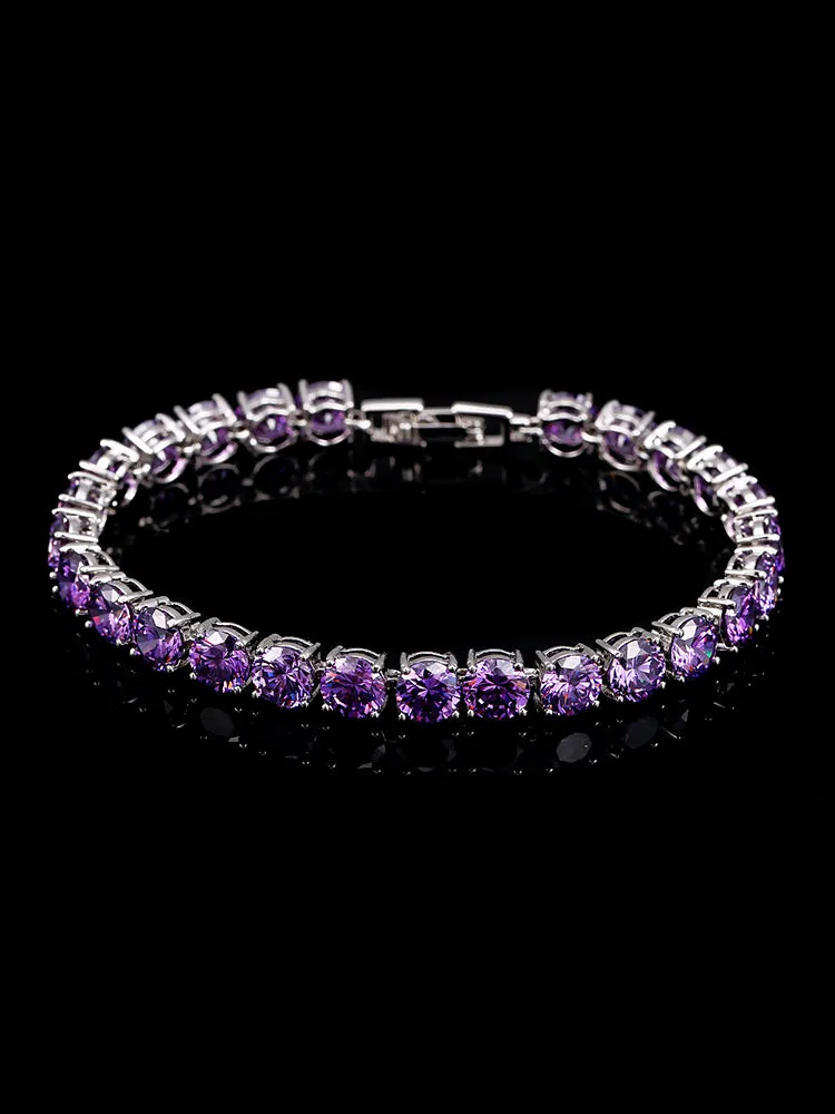 Fashion AAA  Zircon Ladies Tennis Bracelet