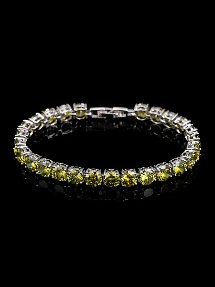 Fashion AAA  Zircon Ladies Tennis Bracelet