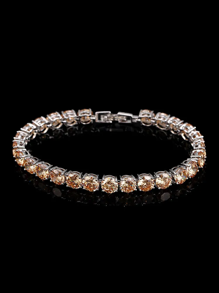 Fashion AAA  Zircon Ladies Tennis Bracelet