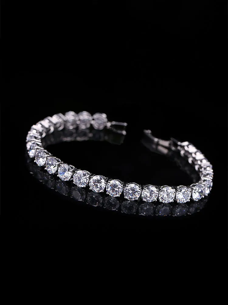 Fashion AAA  Zircon Ladies Tennis Bracelet