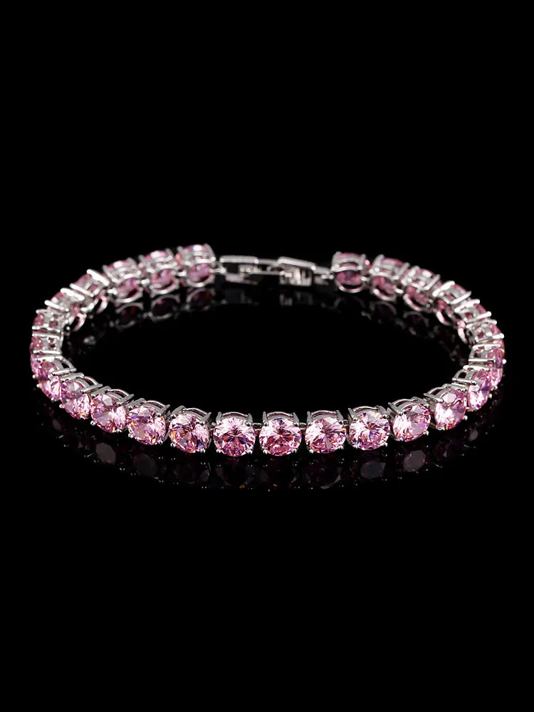 Fashion AAA  Zircon Ladies Tennis Bracelet