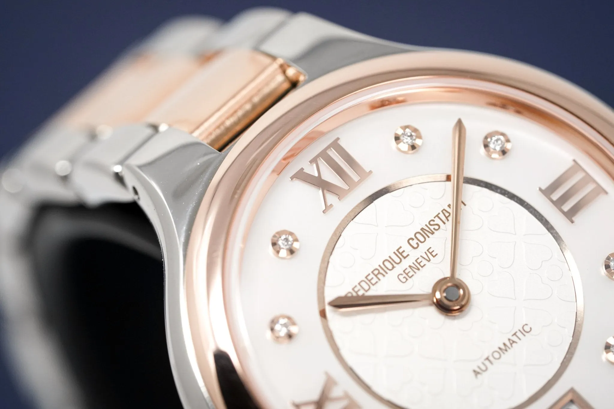 Frederique Constant Ladies Automatic Watch Two Tone Diamonds FC-306WHD3ER2B