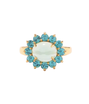 Georgie Ring in Aqua