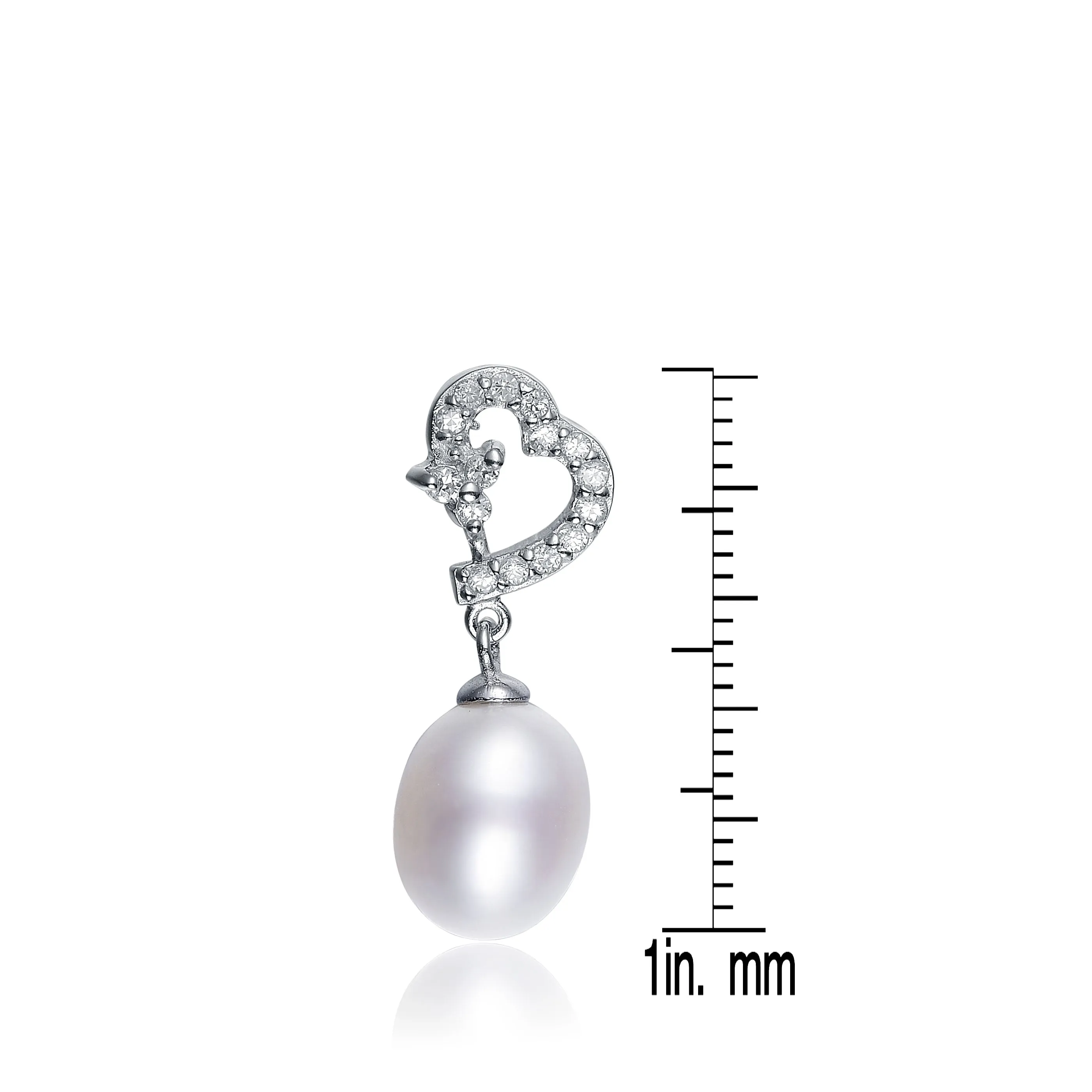 Giselle Hear Lovely Pearl Drop Earrings