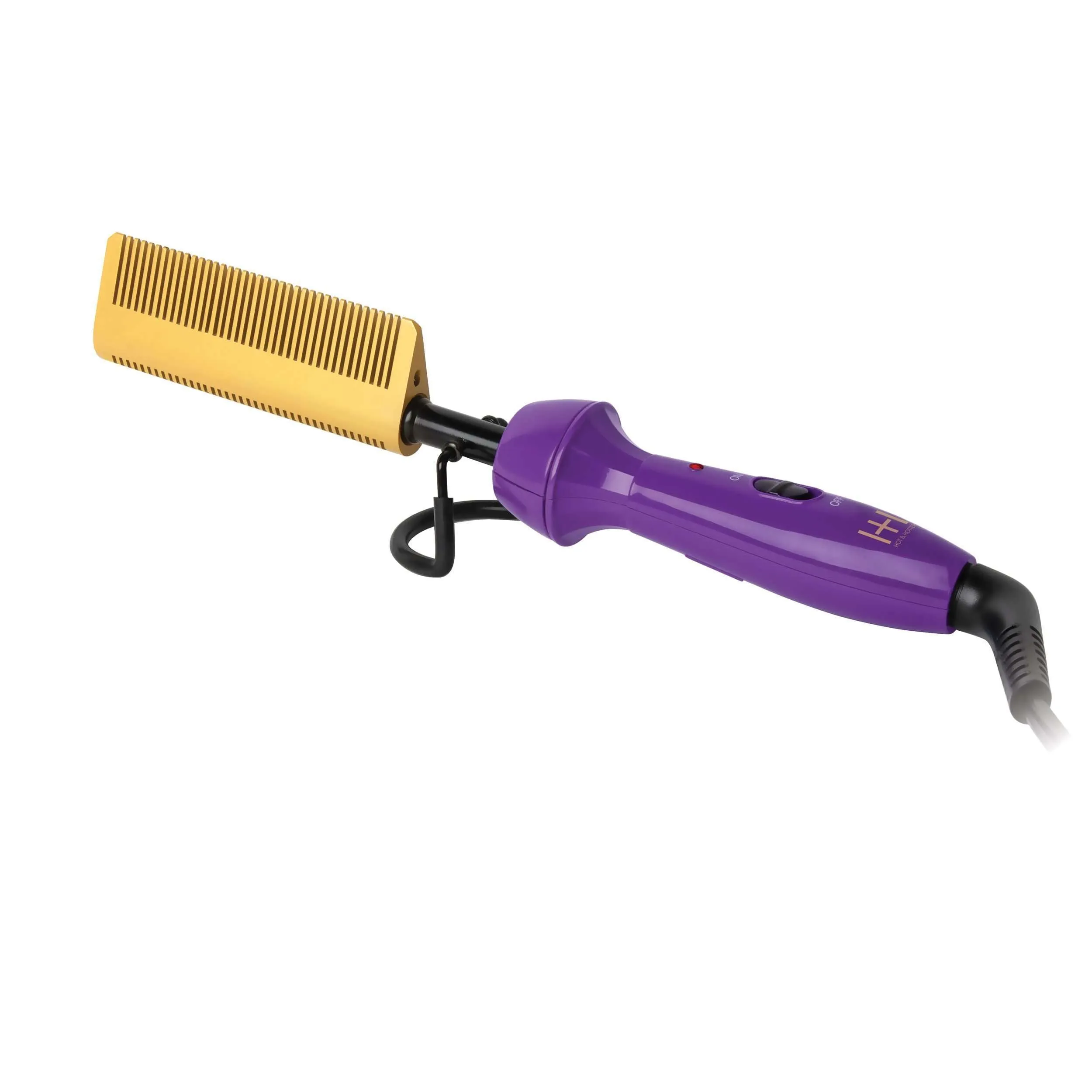 Hot & Hotter Electric Ceramic Pressing Hot Comb Double Teeth