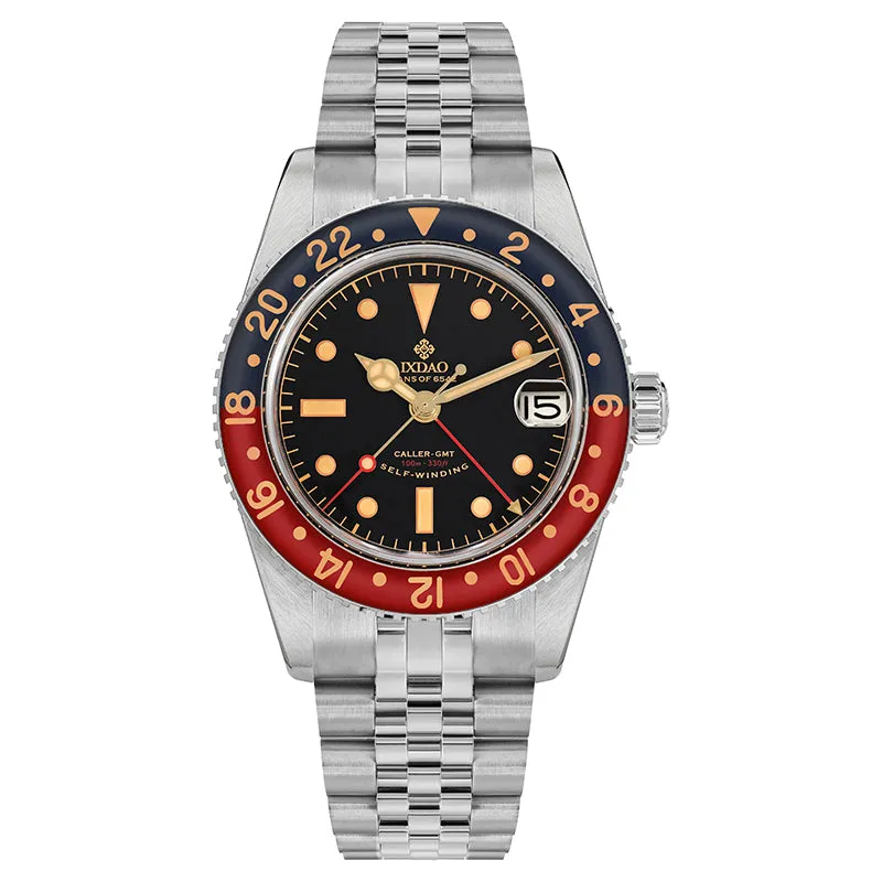 IXDAO 6542 904L Stainless Steel NH34 GMT Watch