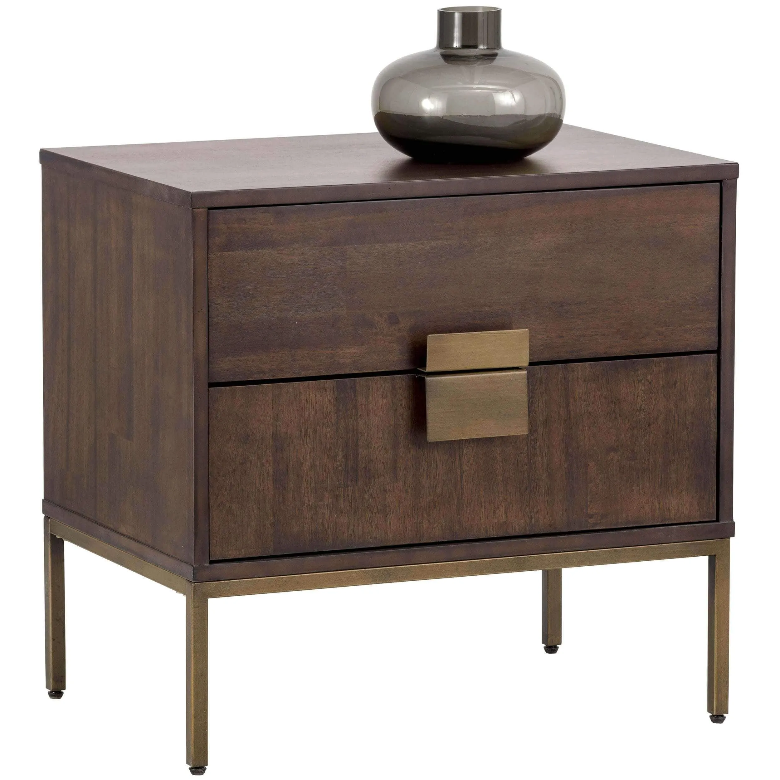 Jade Nightstand, Dark Mango