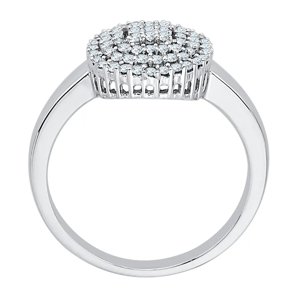 KATARINA Diamond Cluster Cocktail Ring (1/3 cttw, J-K, SI2-I1)