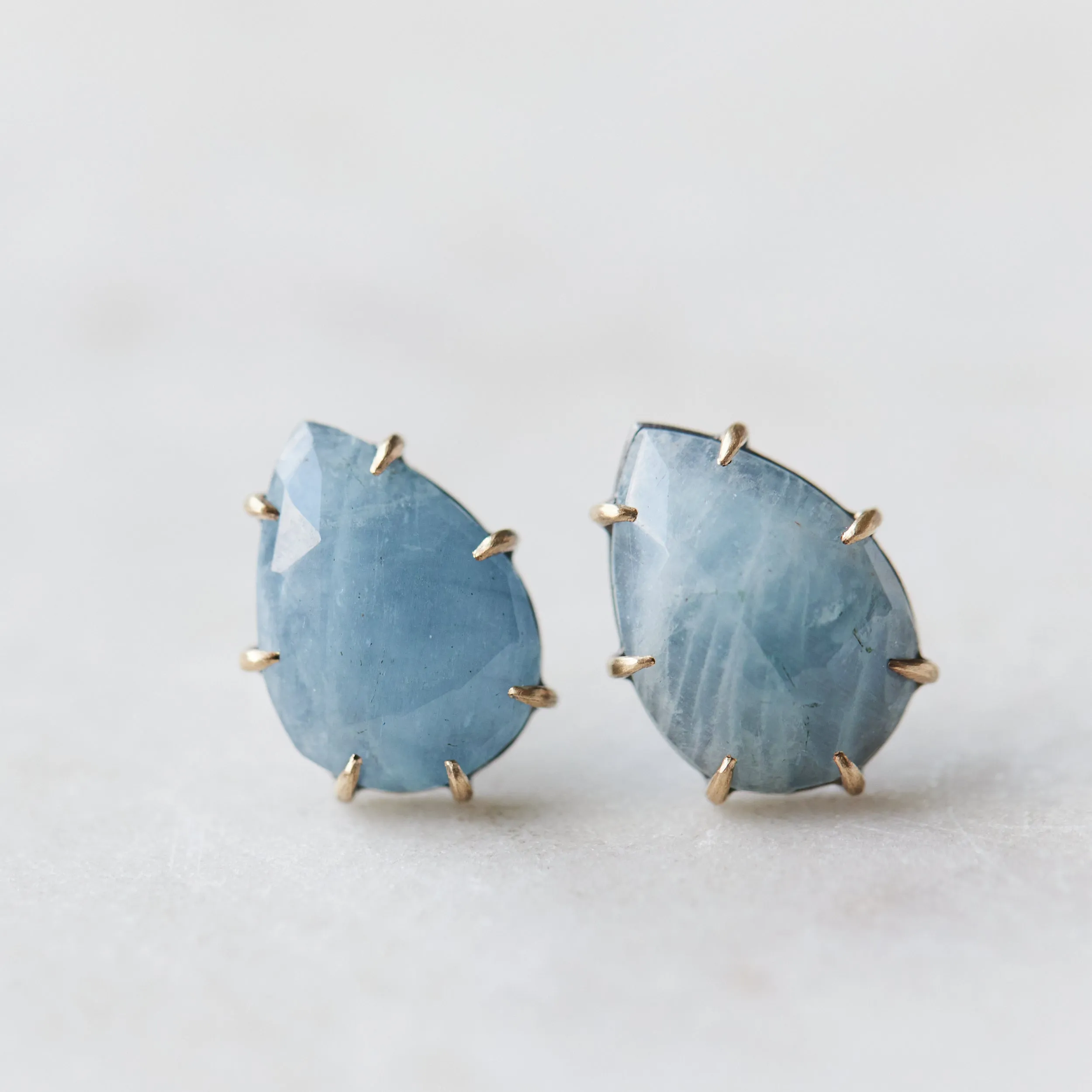 Larmes Aquamarine Vanity Studs