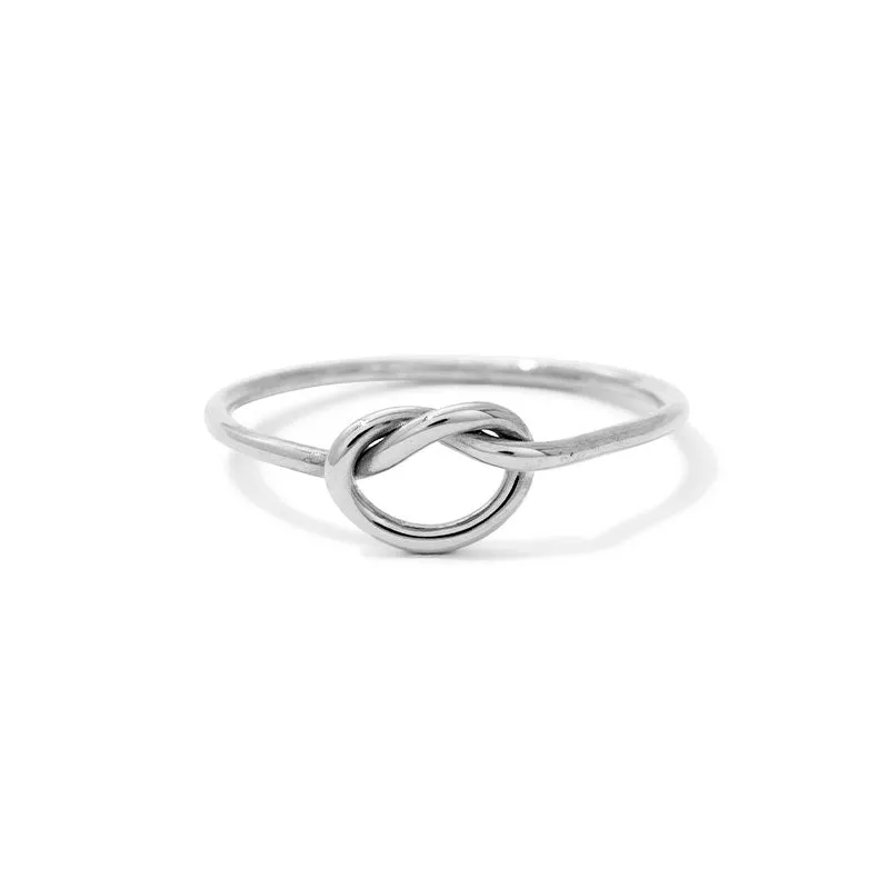 Love Knot Ring, Silver