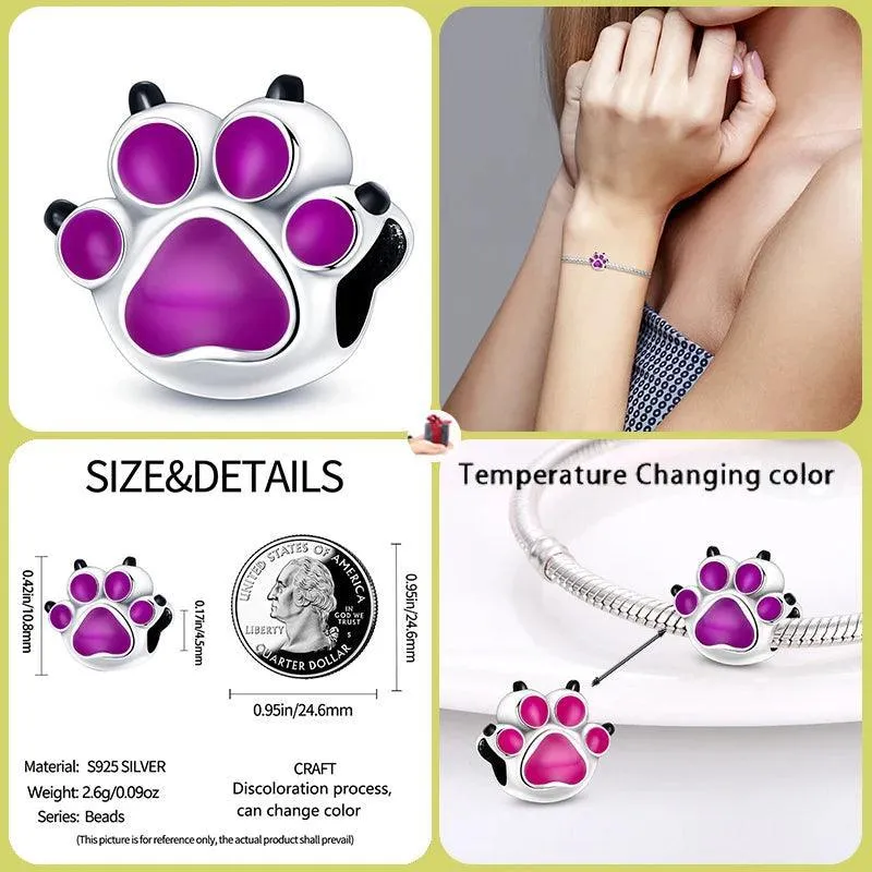 Luminous Firefly Star Dog Charm Beads: Enchanting Pandora Bracelet Accessories