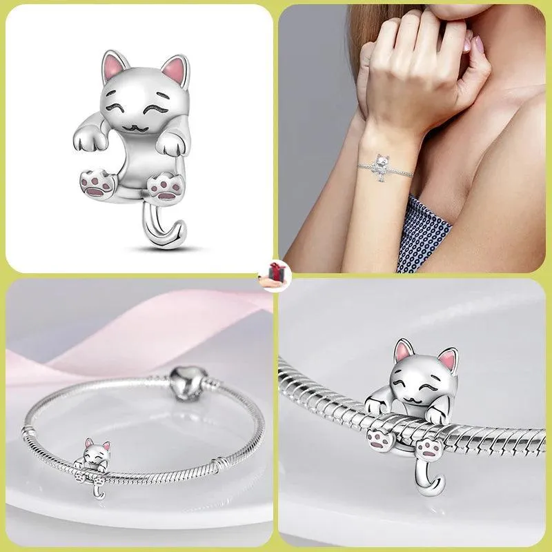 Luminous Firefly Star Dog Charm Beads: Enchanting Pandora Bracelet Accessories