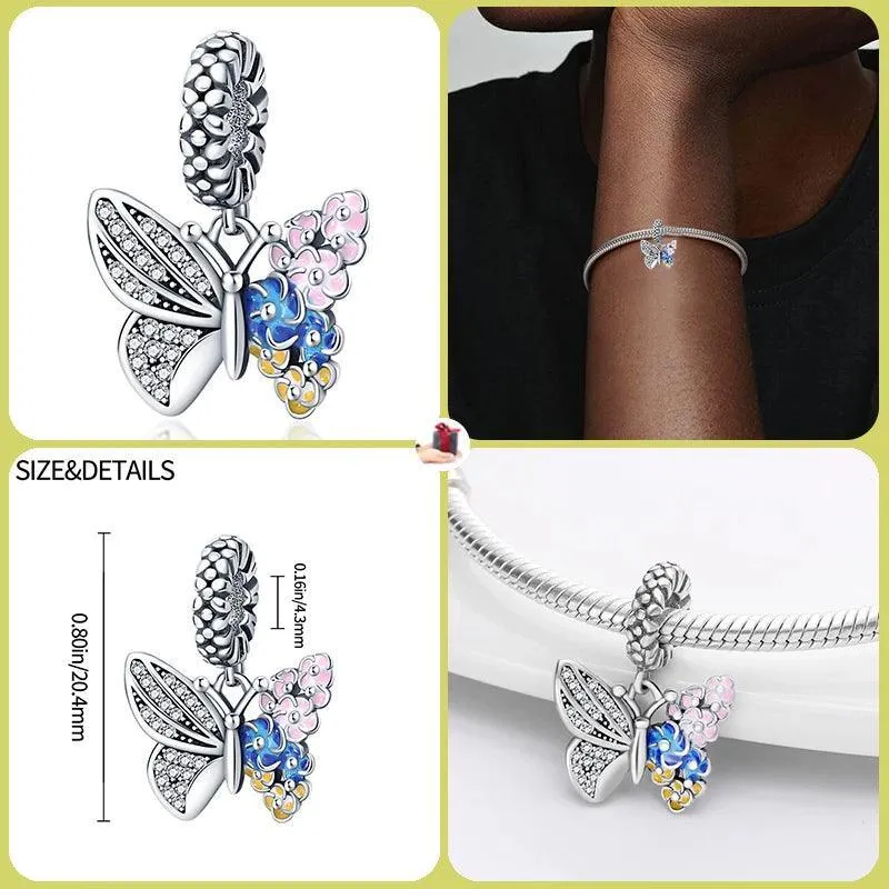 Luminous Firefly Star Dog Charm Beads: Enchanting Pandora Bracelet Accessories