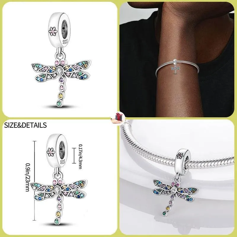 Luminous Firefly Star Dog Charm Beads: Enchanting Pandora Bracelet Accessories