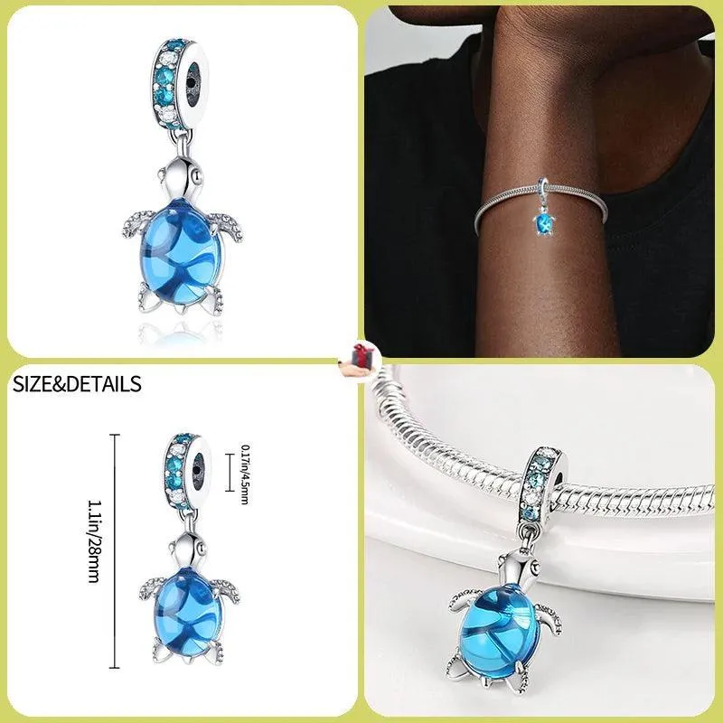 Luminous Firefly Star Dog Charm Beads: Enchanting Pandora Bracelet Accessories