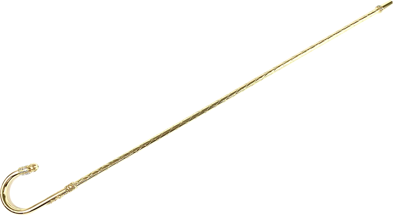 Luxury Gold plated 24K walking stick