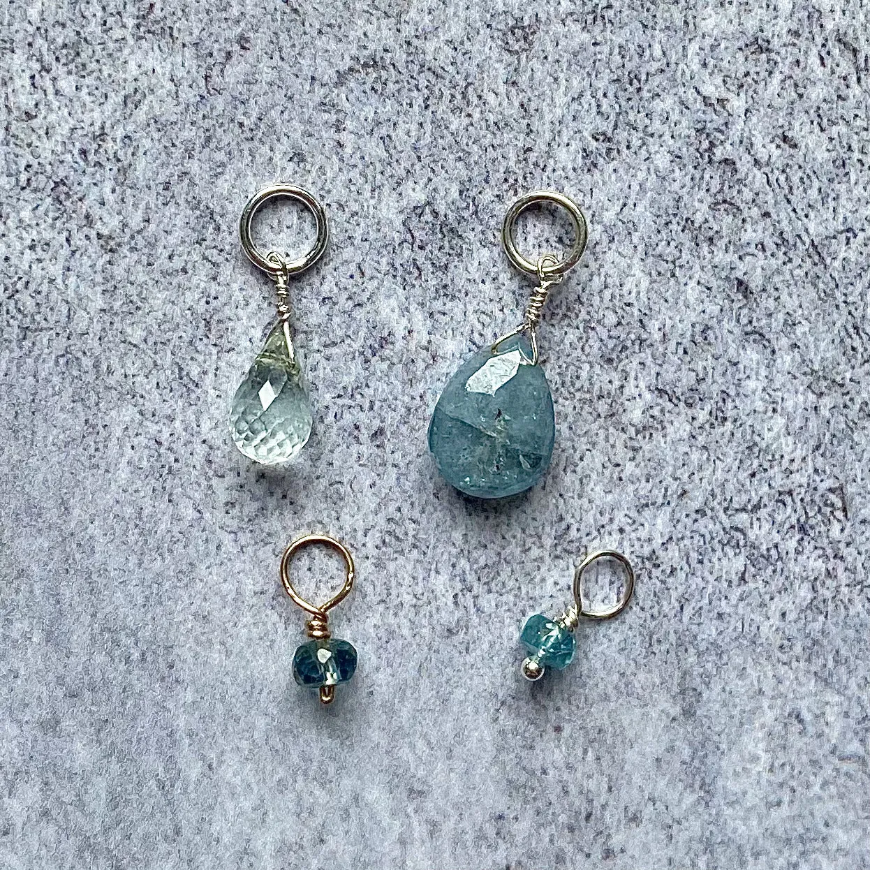 March Birthstone Charms