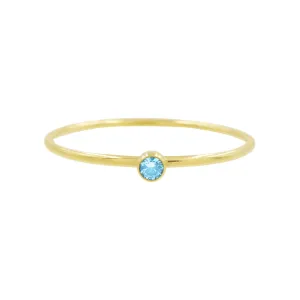 March Birthstone Ring