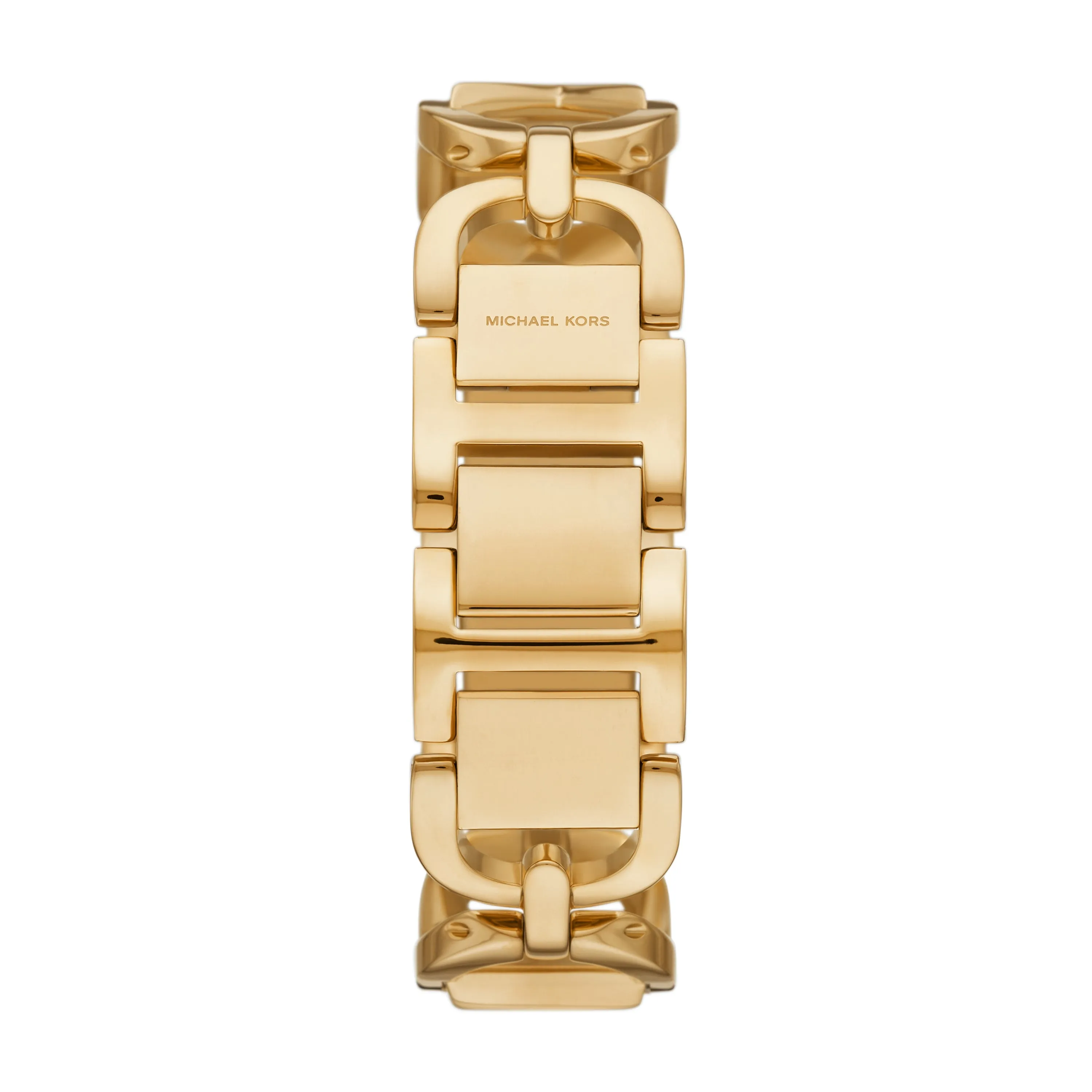 Michael Kors MK Empire Three-Hand Gold-Tone Stainless Steel Watch MK7406