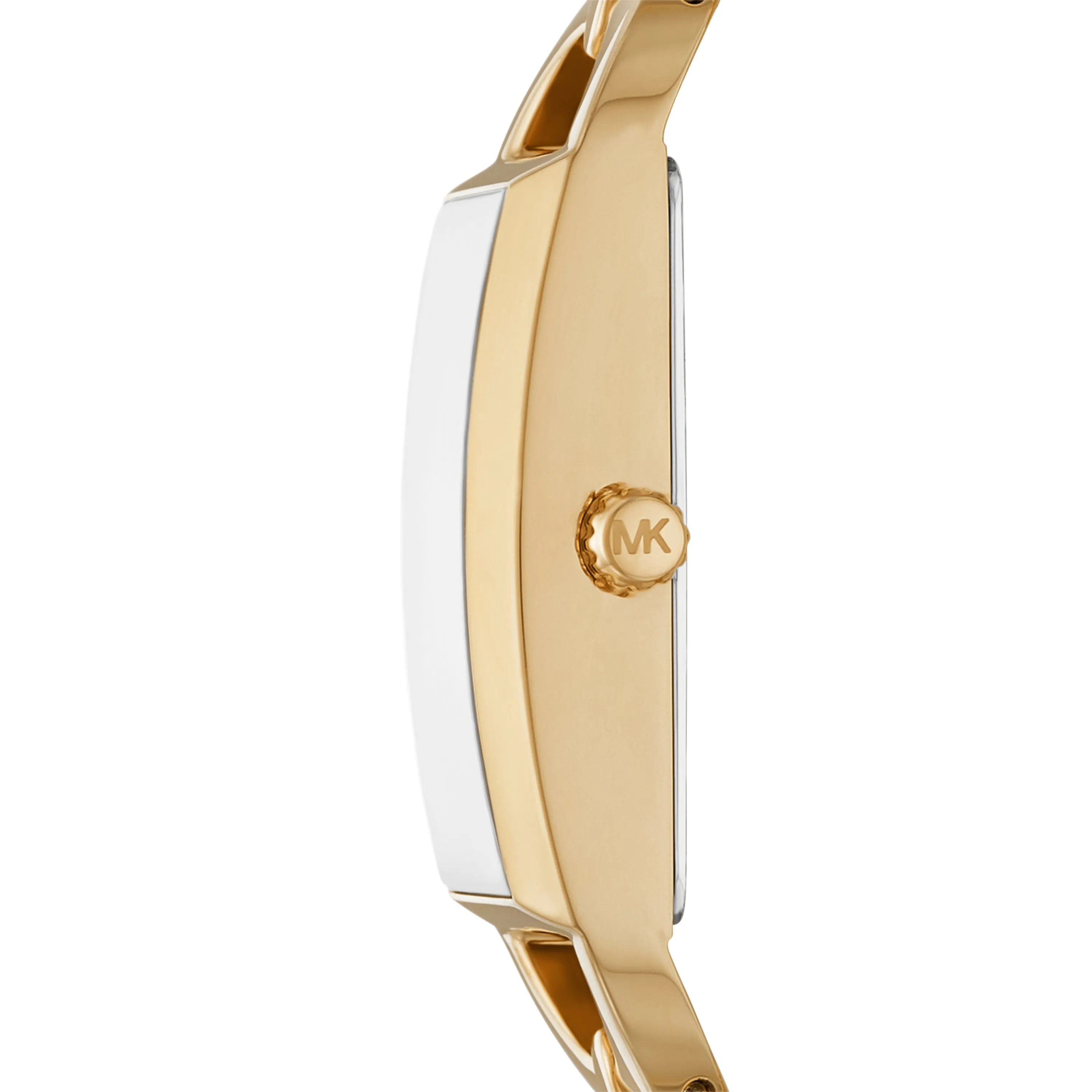 Michael Kors MK Empire Three-Hand Gold-Tone Stainless Steel Watch MK7406