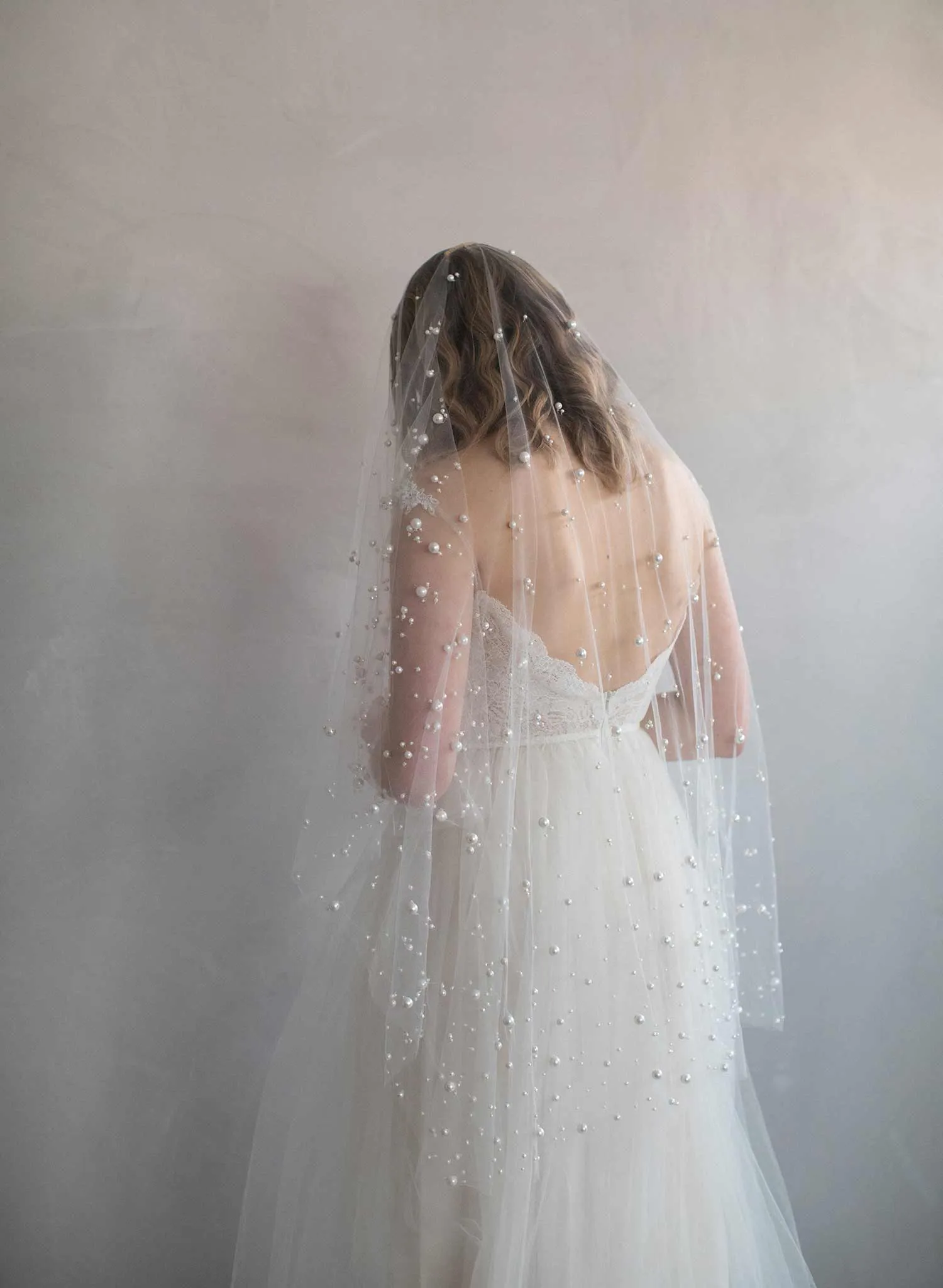 Milky way pearl veil - Style #849