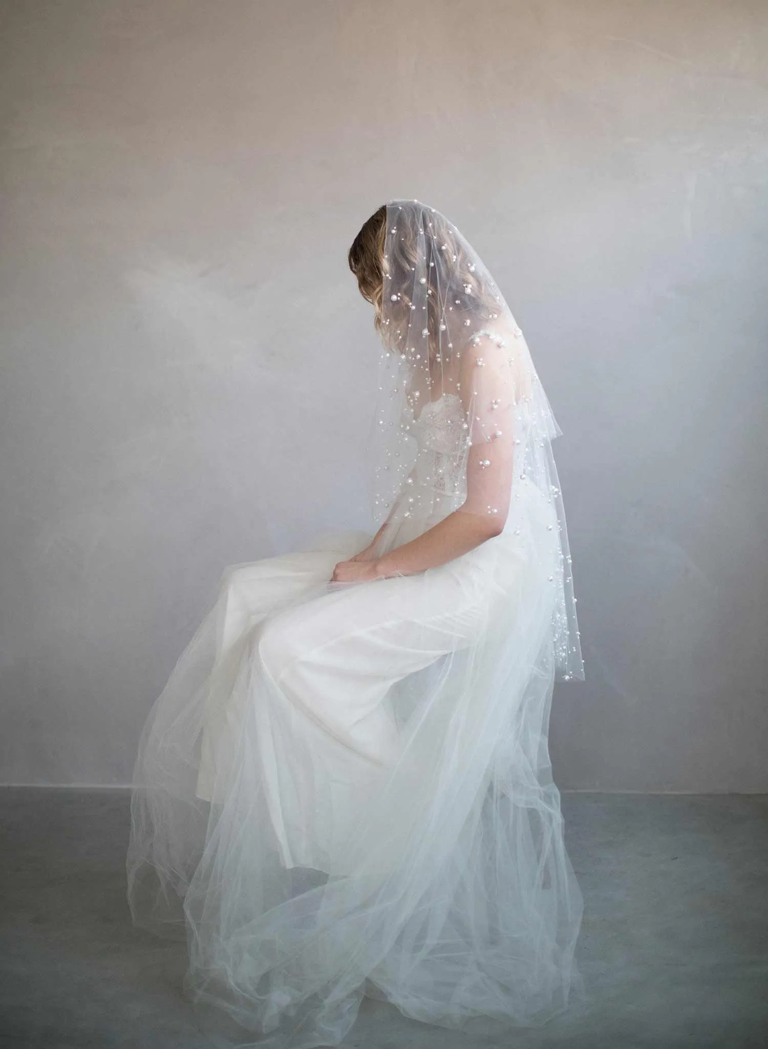 Milky way pearl veil - Style #849