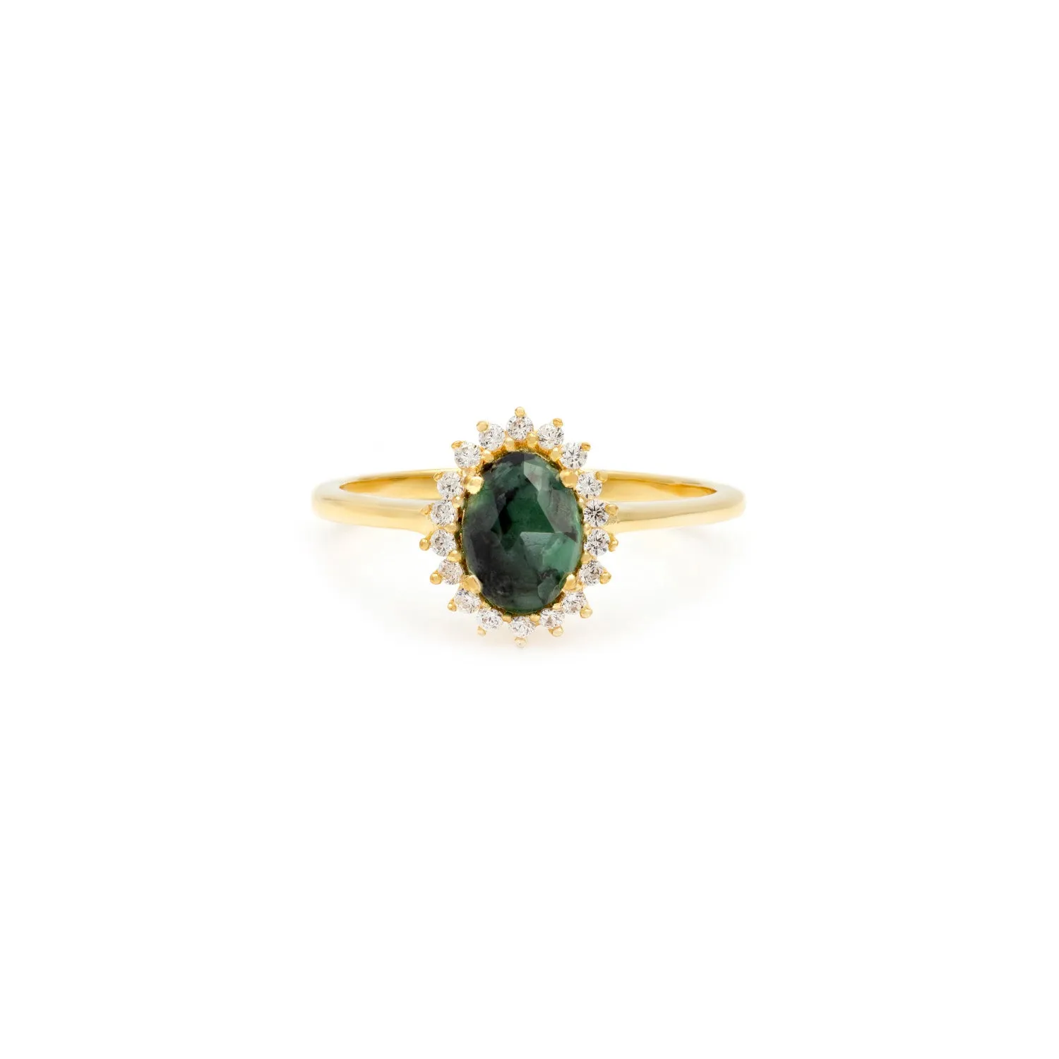 Mini Antiquity Ring | Emerald