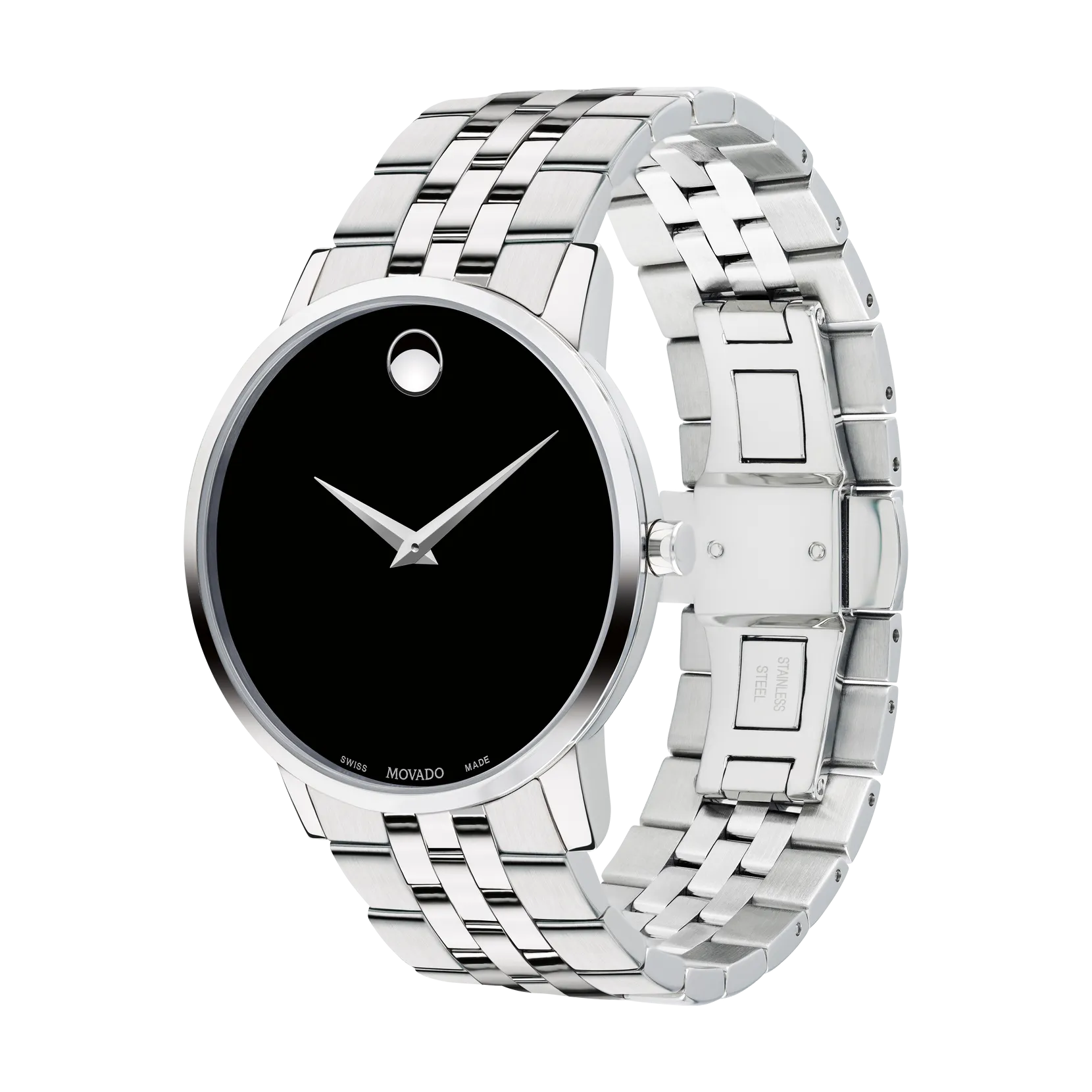 Movado Museum Classic Watch Men's Silver tone 0607199