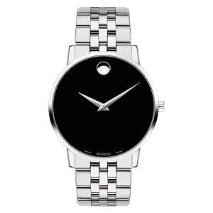 Movado Museum Classic Watch Men's Silver tone 0607199